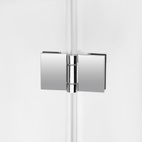 Душова кабіна Qtap Capricorn CRM1099SC6 90 х 90 см, скло Clear 6 мм, CalcLess, без піддона
