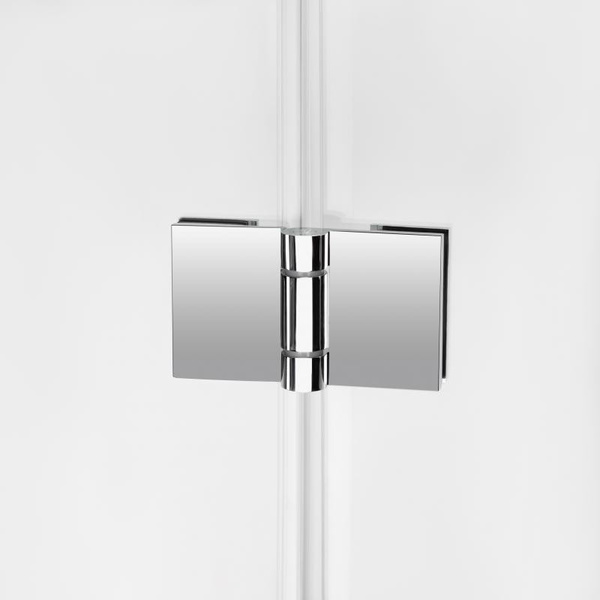 Душова кабіна Qtap Capricorn CRM1099SC6 90 х 90 см, скло Clear 6 мм, CalcLess, без піддона