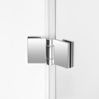 Душова кабіна Qtap Capricorn CRM1099SC6 90 х 90 см, скло Clear 6 мм, CalcLess, без піддона