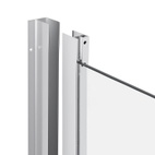 Душова кабіна Qtap Taurus CRM1099AC6 90 х 90 см, скло Clear 6 мм покриття CalcLess, без піддона