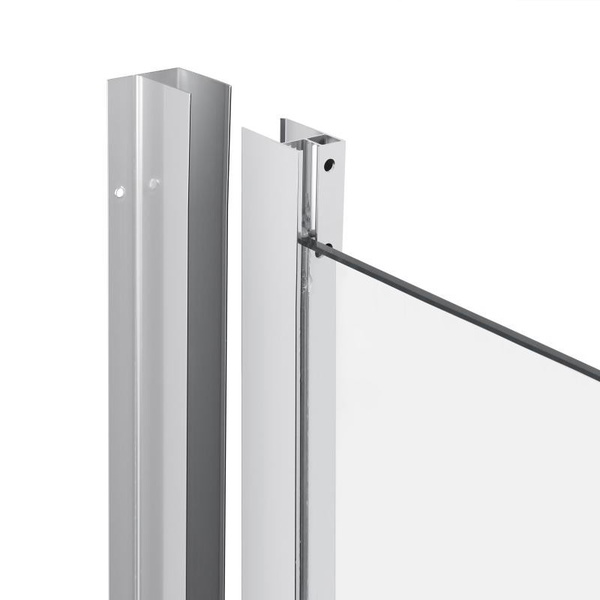Душова кабіна Qtap Taurus CRM1099SC6 90 х 90 см, скло Clear 6 мм покриття CalcLess, без піддона