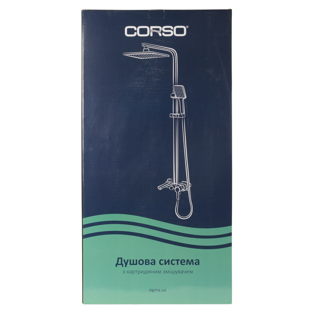 Душова система Corso Bilancino з картриджним змішувачем Ø35 мм