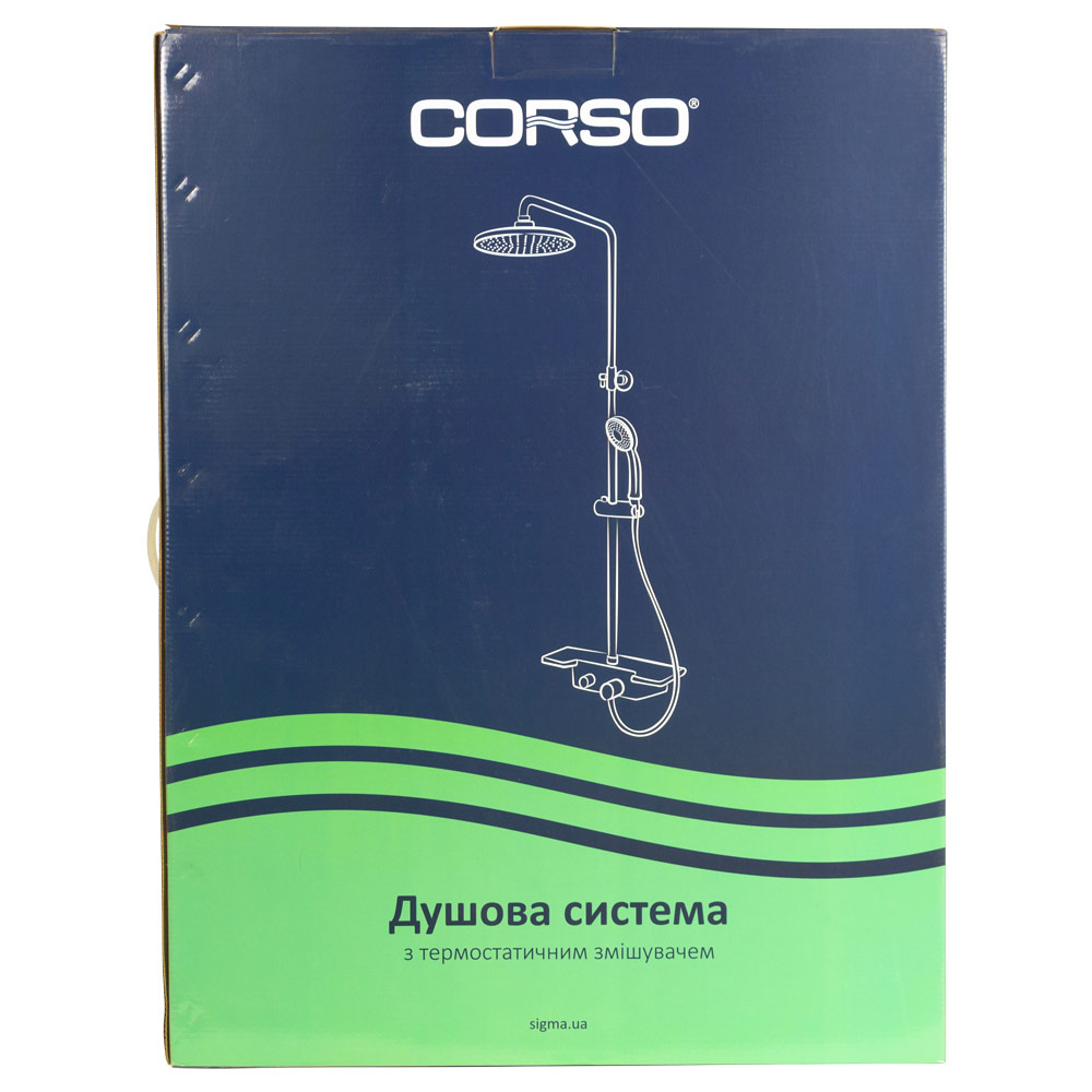 Душова система Corso Fiastra з термостатичним змішувачем