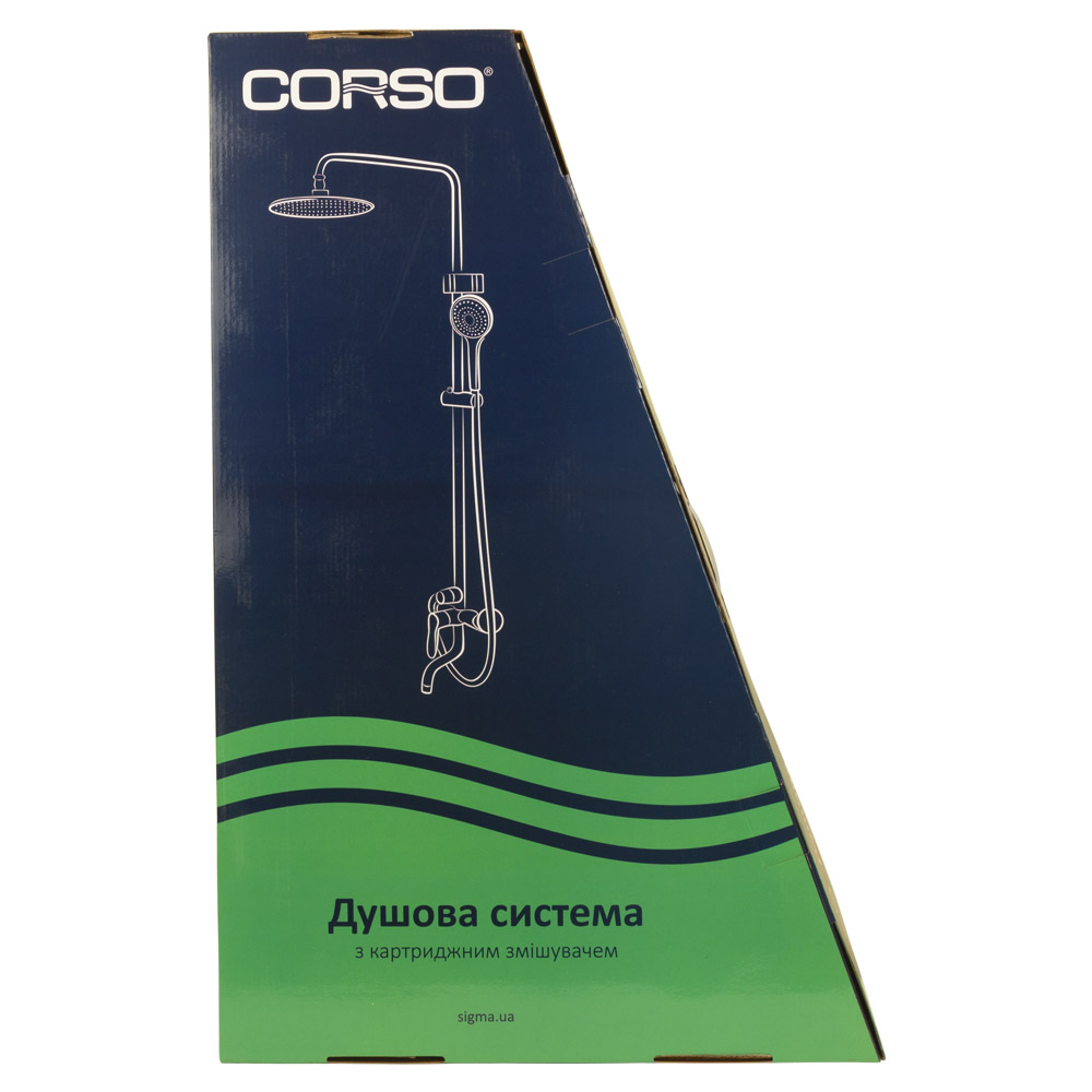 Душова система Corso Moro з картриджним змішувачем Ø35 мм
