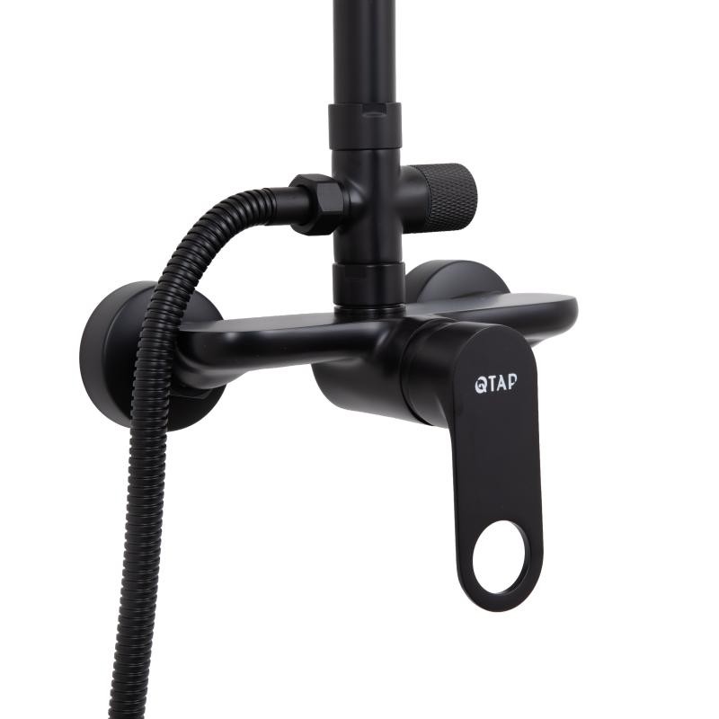 Душевая система для душа Qtap Jay Black Matt (QTJAY110BLM45550)