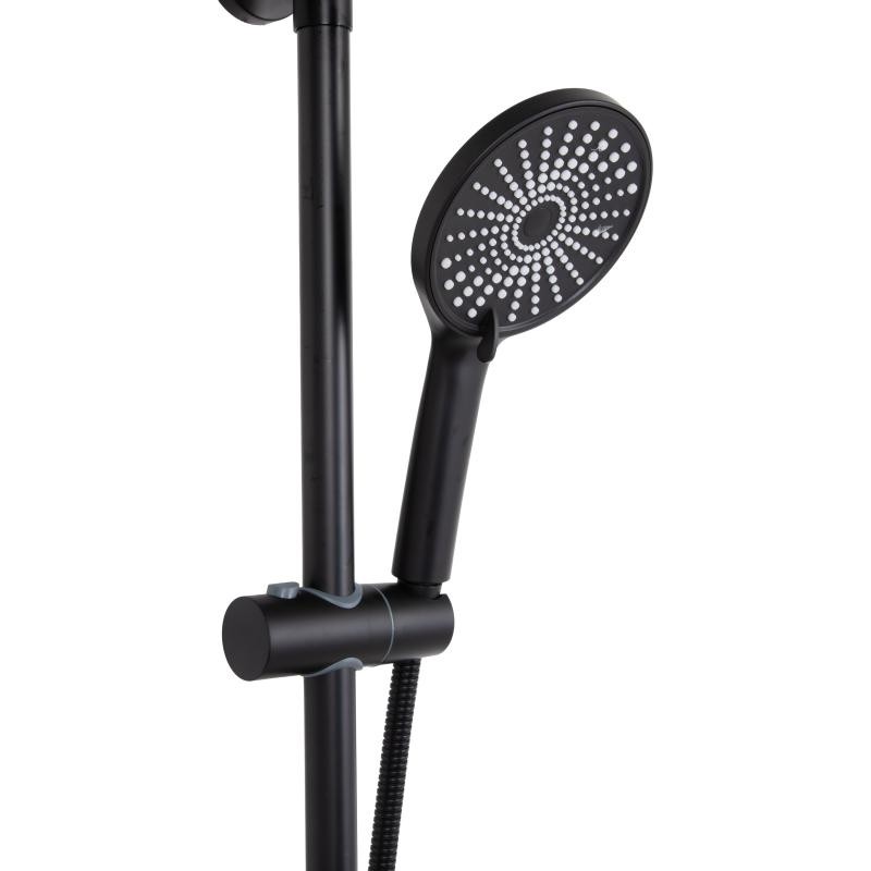 Душевая система для душа Qtap Jay Black Matt (QTJAY110BLM45550)