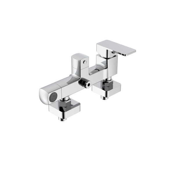 Душова система для кабіни Qtap Capricorn на три споживачі (з виливом) 53103KNC Chrome