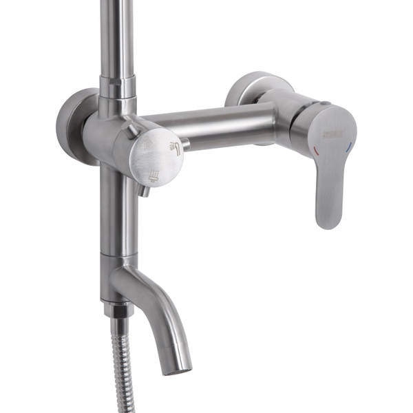 Душова система універсальна Brinex Pure 1030 на три споживачі Nickel (BRIPUR1030NKL)