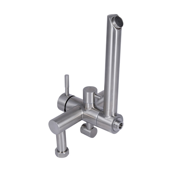 Душевая система универсальная Lidz Aria 1033 на три потребителя (с изливом) (k35) Nickel (LDARI1033NKS46109)
