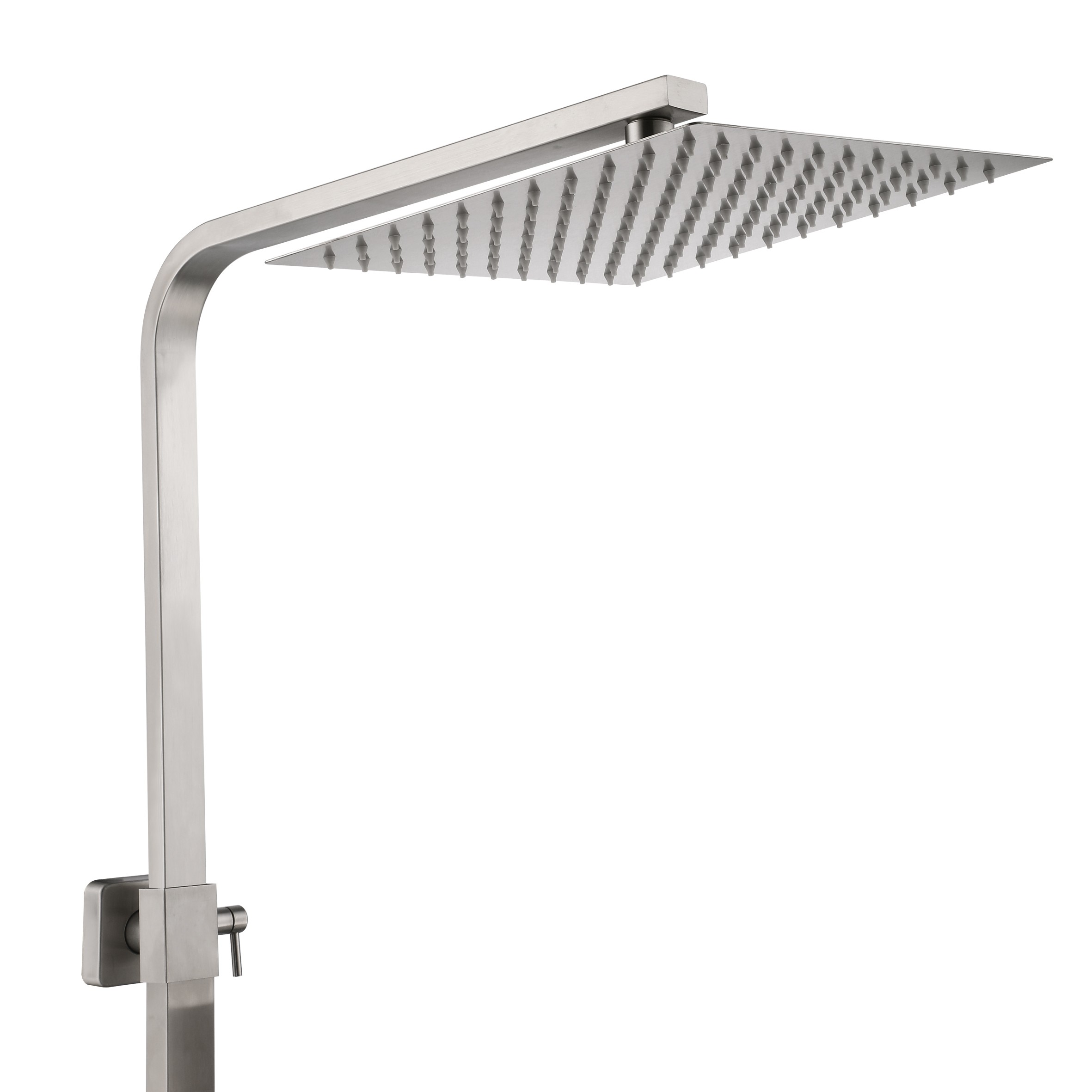 Душевая система универсальная на три потребителя (с изливом) Lidz Helix 1030 Nickel (k35) (LDHEL1030NKS49182)