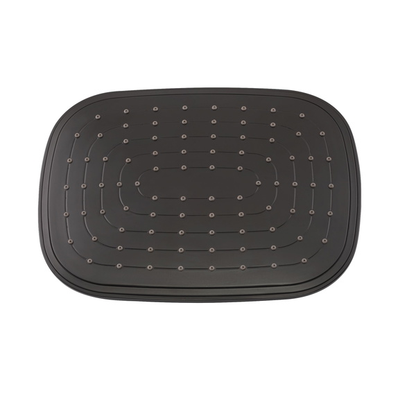 Душевая система универсальная Lidz Kubis 1030 на три потребителя (с изливом) (k35) Black (LDKUB1030BLA35724)