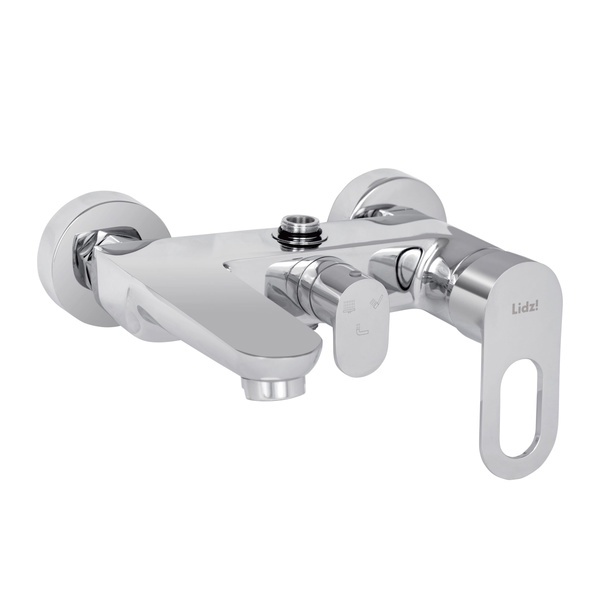 Душевая система универсальная Lidz Latwa 1030 на три потребителя (с изливом) (k35) Chrome (LDLAT1030CRM45417)