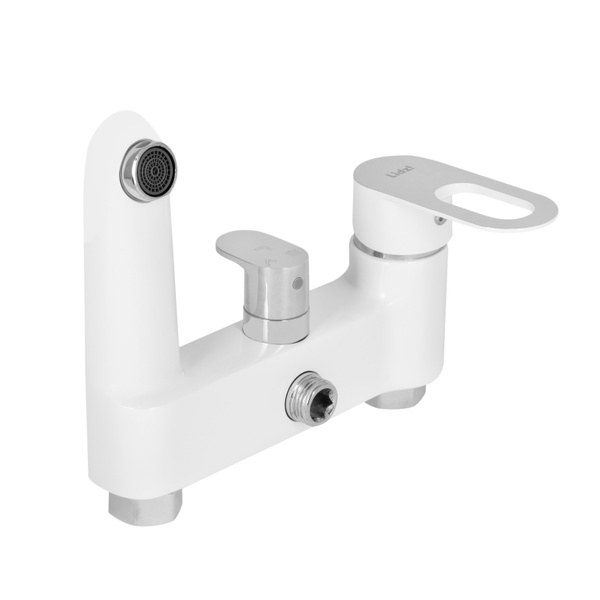 Душевая система универсальная Lidz Latwa 1030 на три потребителя (с изливом) (k35) White (LDLAT1030WHI45427)