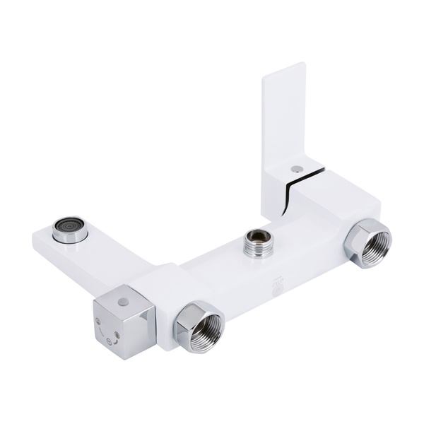 Душова система універсальна Qtap Gemini на три споживачі (з виливом) Chrome/White (QTGEM111CRW45687)