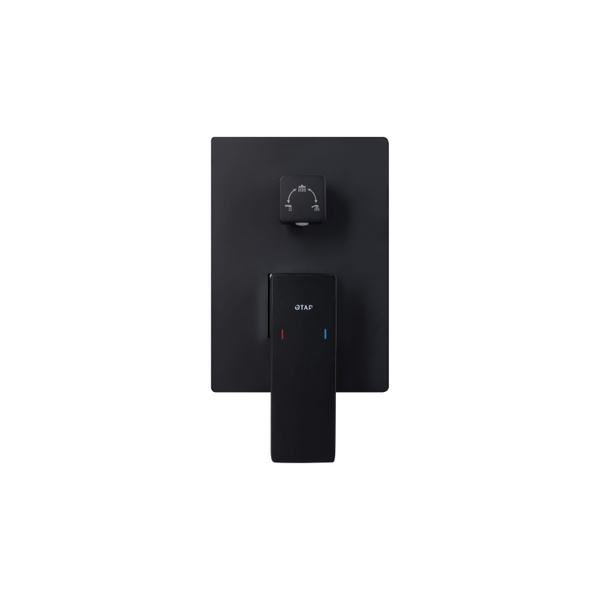 Душова система універсальна Qtap Gemini прихованого монтажу на три споживачі Black Matt (QTGEM114BLM45703)