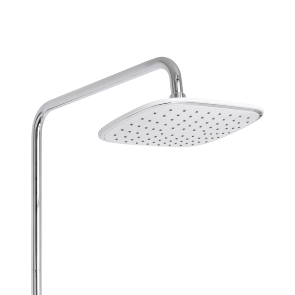 Душова система універсальна Qtap Grand на три споживачі (з виливом) Chrome/White (QTGRAWCR1004)