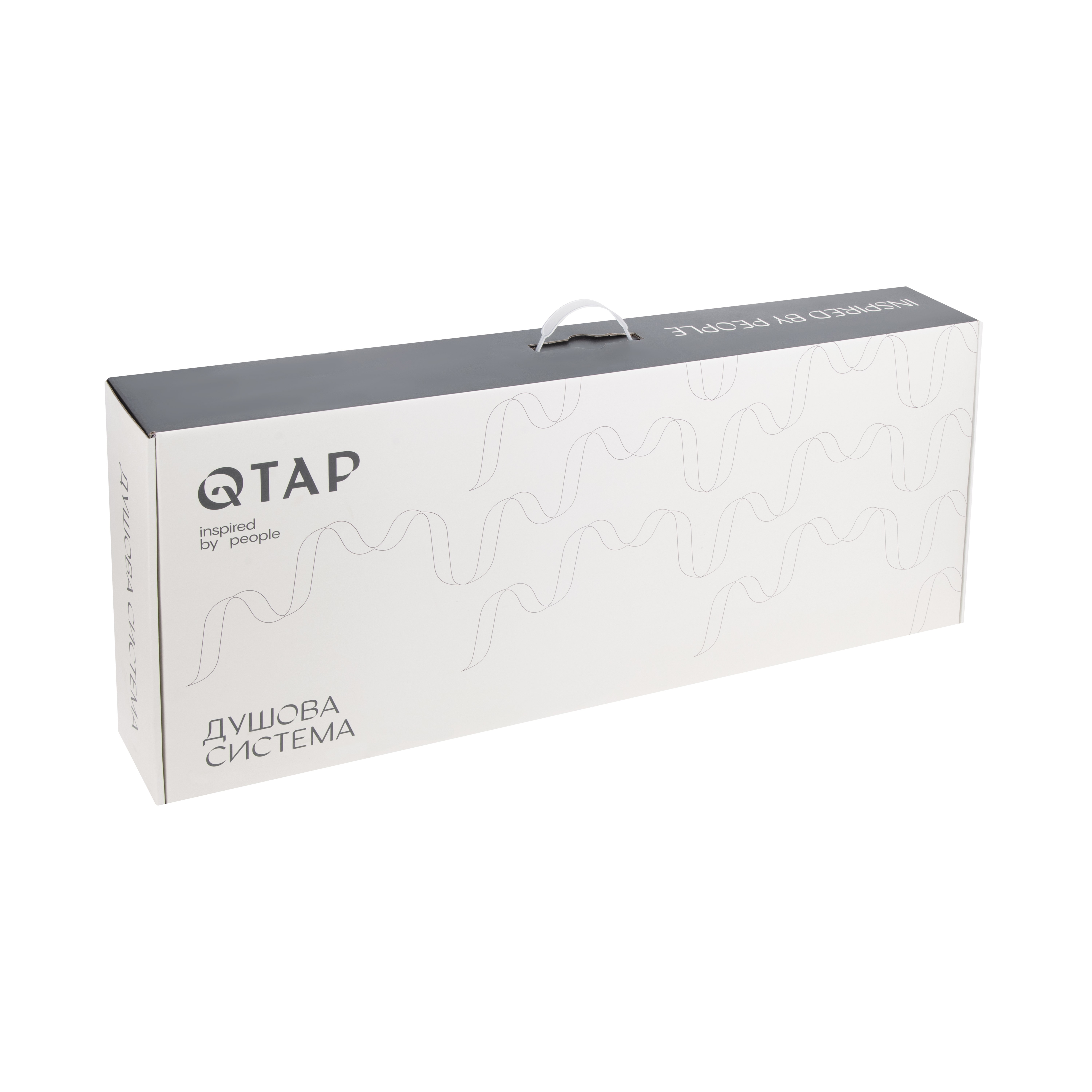 Душова система універсальна Qtap Presto на три споживачі (з виливом) Chrome (QTPRE111CRM45575)