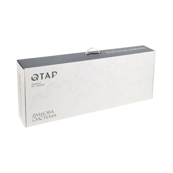 Душова система універсальна Qtap Presto на три споживачі (з виливом) Chrome (QTPRE111CRM45575)