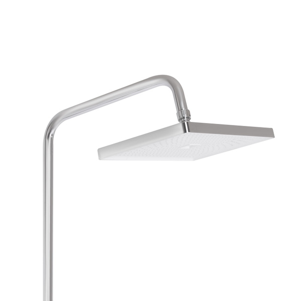 Душова система універсальна Qtap Presto на три споживачі (з виливом) Chrome/White (QTPRE111CRW45580)