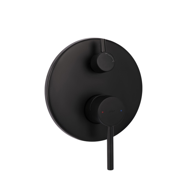 Душевая система универсальная Qtap Scorpio скрытого монтажа на два потребителя Black Matt (QTSCO113BLM45897)