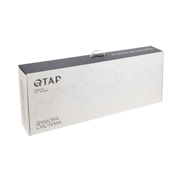 Душова система універсальна Qtap Stenava New на три споживача (з виливом) Chrome (QTSTE111CRM45538)