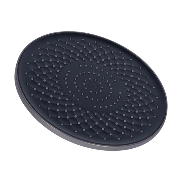 Душова система універсальна Qtap Vlasta New на три споживачі (з виливом) Gunmetal Black PVD (QTVLA111GMB45651)