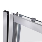 Душові двері в нішу Qtap Taurus CRM2011-12.C6 110-120 х 200 см, скло Clear 6 мм, покриття CalcLess