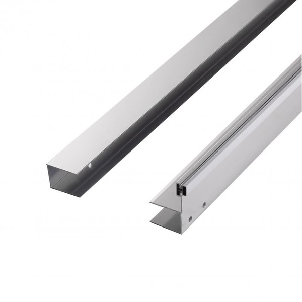 Душові двері в нішу Qtap Taurus CRM201-11.C6 97-108 х 200 см, скло Clear 6 мм, покриття CalcLess