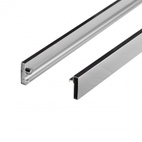 Душові двері в нішу Qtap Taurus CRM201-11.C6 97-108 х 200 см, скло Clear 6 мм, покриття CalcLess