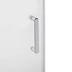 Душові двері в нішу Qtap Taurus CRM201-11.C6 97-108 х 200 см, скло Clear 6 мм, покриття CalcLess