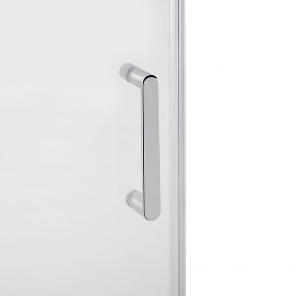 Душові двері в нішу Qtap Taurus CRM201-11.C6 97-108 х 200 см, скло Clear 6 мм, покриття CalcLess