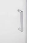Душові двері в нішу Qtap Taurus CRM209-1.C6 90-100 х 200 см, скло Clear 6 мм, покриття CalcLess