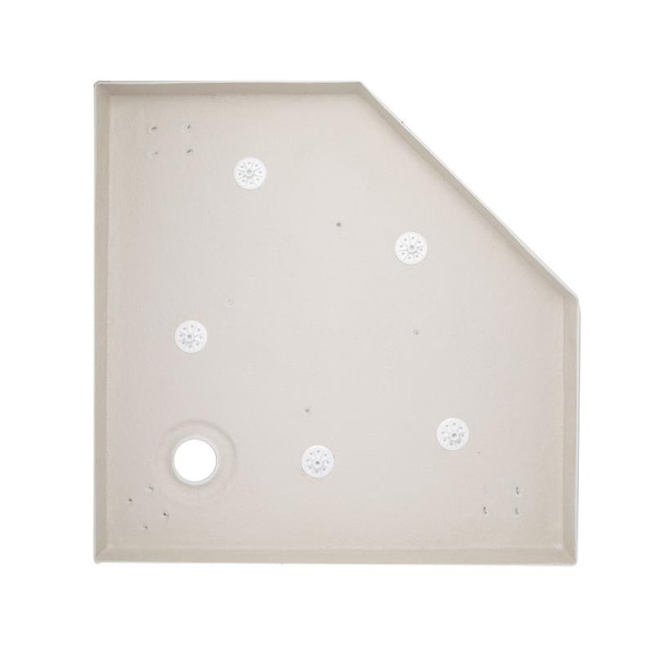 Душовий піддон Qtap 100 х 100 х 12 см + сифон (Diamond 301112)