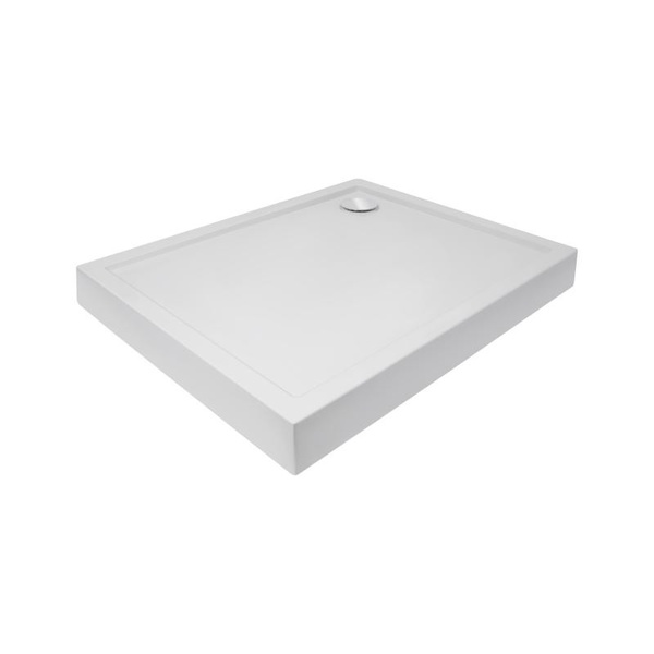 Душовий піддон Qtap 100 х 80 х 12 см + сифон (Tern 301812C)