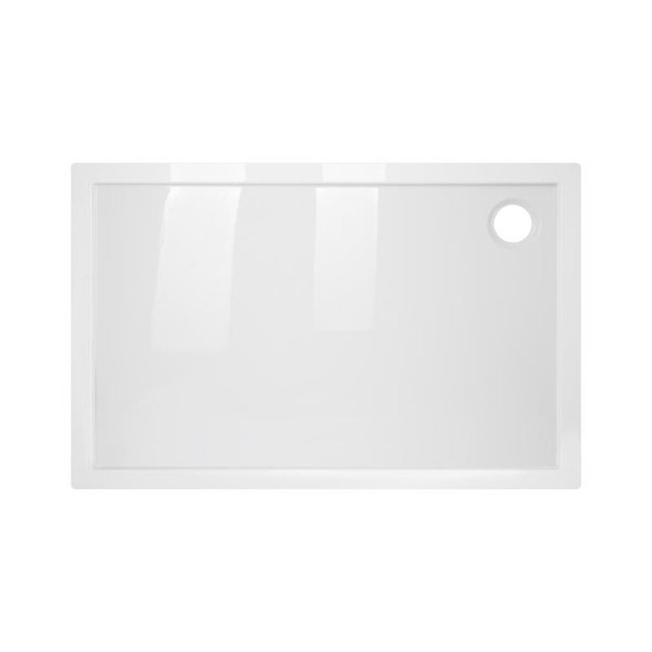 Душовий піддон Qtap 120 х 80 х 12 см + сифон (Tern 3012812)