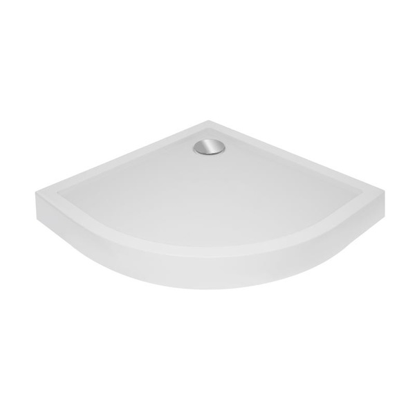 Душовий піддон Qtap 80 х 80 х 12 см + сифон (Robin 308812C)