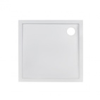 Душовий піддон Qtap 80 х 80 х 12 см + сифон (Tern 308812C)