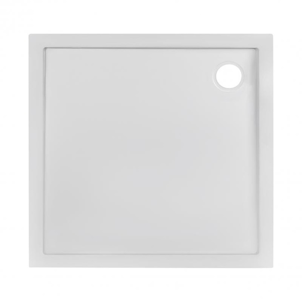 Душовий піддон Qtap 90 х 90 х 12 см + сифон (Tern 309912C)