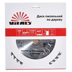 Диск пильный Vitals по дереву 250 х 30/25,4 ATB 40