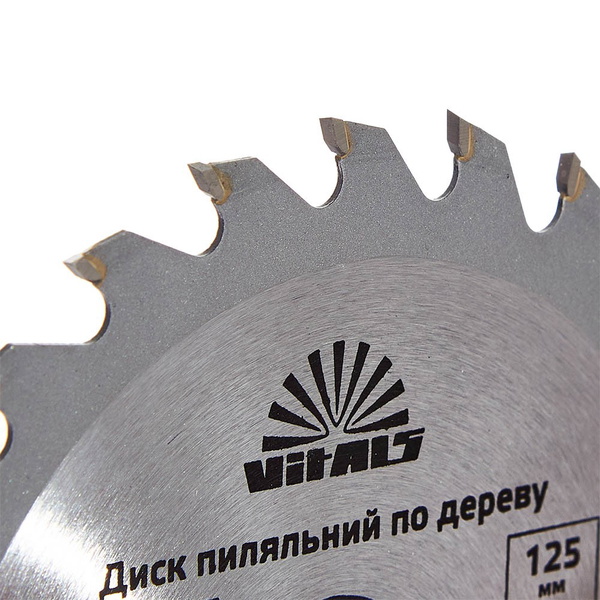 Диск пиляльний Vitals по дереву 125 х 22,2 ATB 24