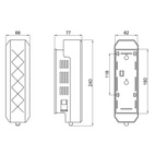 Диспенсер для мила Qtap Pohodli Chrome (Dávkovač) (QTDM350CP1)