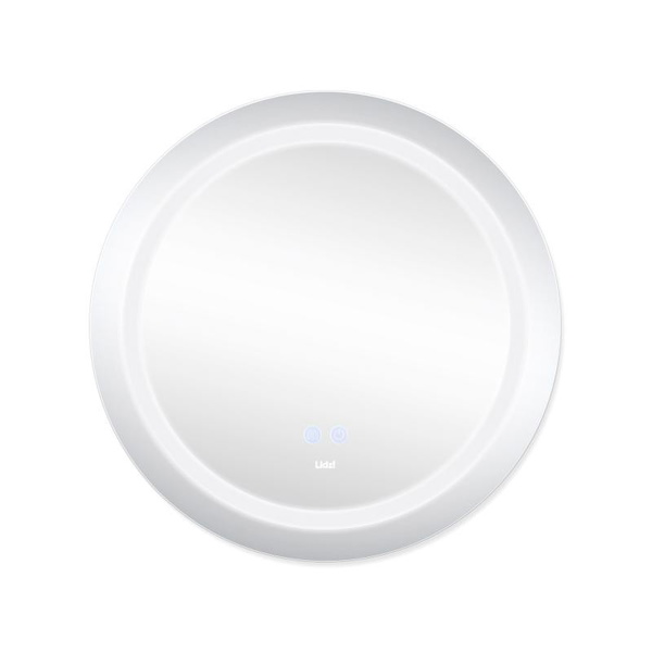 Дзеркало Lidz Aria R600 з LED-підсвічуванням Touch, з антизапотіванням, димером, рег. яскравості (LD78LR600)