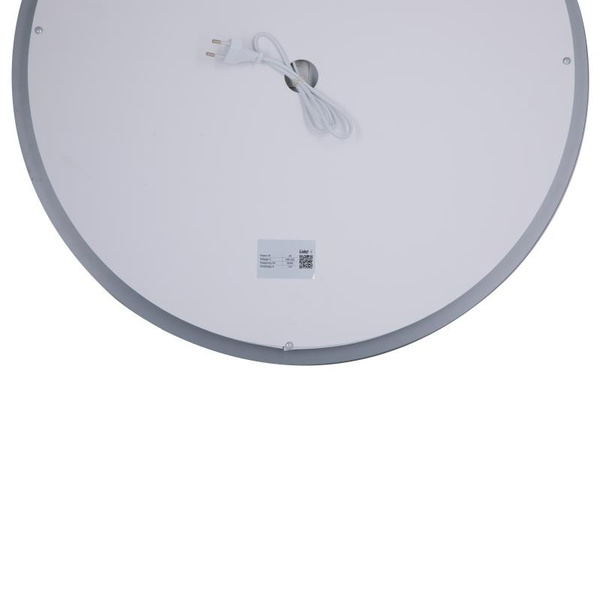 Дзеркало Lidz Aria R600 з LED-підсвічуванням Touch, з антизапотіванням, димером, рег. яскравості (LD78LR600)