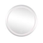 Дзеркало Lidz Aria R800 з LED-підсвічуванням Touch, з антизапотіванням, димером, рег. яскравості (LD78LR800)