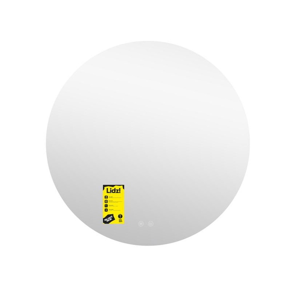 Дзеркало Lidz Astra R800 з LED-підсвічуванням Touch, з антизапотіванням, димером, рег. яскравості (LDASR80049290)