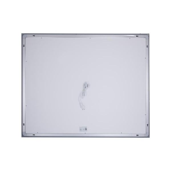 Дзеркало Lidz Kubis 1000 х 800 з LED-підсвічуванням Touch, з антизапотіванням, димером, рег. яскравості (LD78LF61410080)