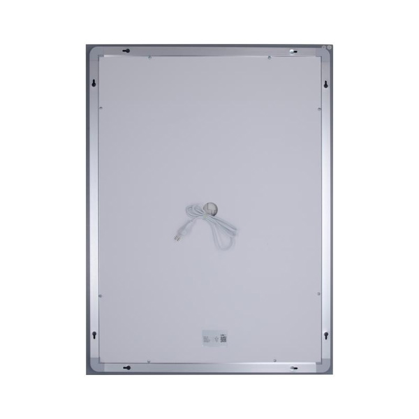 Дзеркало Lidz Kubis 600 х 800 з LED-підсвічуванням Touch, з антизапотіванням, димером, рег. яскравості (LD78LF9376080)
