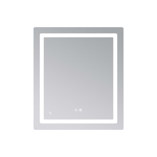 Дзеркало Lidz Kubis (KU2) 700 х 800 з LED-підсвічуванням Touch, з антизапотіванням, димером, рег. яскравості (LD78LF904708048447)