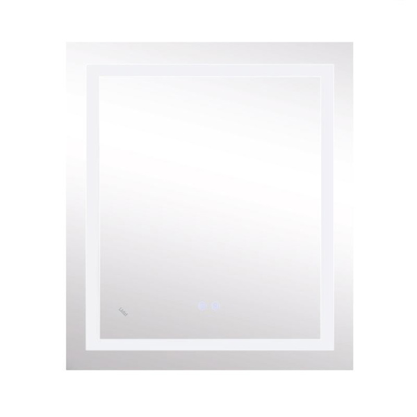 Дзеркало Lidz Kubis 700 х 800 з LED-підсвіткою Touch, з антизапотіванням, димером, рег. яскравості (LD78LF9048070)