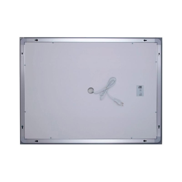 Дзеркало Lidz Kubis 800 х 600 з LED-підсвічуванням Touch, з антизапотіванням, димером, рег. яскравості (LD78LF9047400)